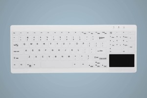 Active Key AK-C7412 klawiatura Przemysłowy USB British English Biały