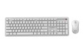 GEMBIRD BEZPRZEWODOWY ZESTAW KLAWIATURY + MYSZ SLIM PRO BUSINESS NA BIURKO,BIAŁY, UKŁAD RU - 3083623