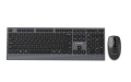 GEMBIRD BEZPRZEWODOWY ZESTAW KLAWIATURY + MYSZ DUAL MODE, 2.4 GHZ + BT, SLIM, UKŁAD US, KOLOR CZARNY - 3083629