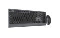 GEMBIRD BEZPRZEWODOWY ZESTAW KLAWIATURY + MYSZ DUAL MODE, 2.4 GHZ + BT, SLIM, UKŁAD US, KOLOR CZARNY - 3083631