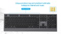 GEMBIRD BEZPRZEWODOWY ZESTAW KLAWIATURY + MYSZ DUAL MODE, 2.4 GHZ + BT, SLIM, UKŁAD US, KOLOR CZARNY - 3083635