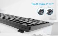 GEMBIRD BEZPRZEWODOWY ZESTAW KLAWIATURY + MYSZ DUAL MODE, 2.4 GHZ + BT, SLIM, UKŁAD US, KOLOR CZARNY - 3083638