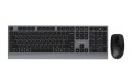 GEMBIRD BEZPRZEWODOWY ZESTAW KLAWIATURY + MYSZ DUAL MODE, 2.4 GHZ + BT, SLIM, UKŁAD RU, KOLOR CZARNY - 3083640