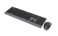 GEMBIRD BEZPRZEWODOWY ZESTAW KLAWIATURY + MYSZ DUAL MODE, 2.4 GHZ + BT, SLIM, UKŁAD RU, KOLOR CZARNY - 3083644