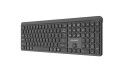 GEMBIRD BEZPRZEWODOWY ZESTAW KLAWIATURY + MYSZ SLIM PRO BUSINESS, DUAL MODE, 2,4 GHZ + BT, UKŁAD US, KOLOR CZARNY - 3083653