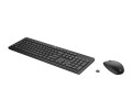 Zestaw klawiatura + mysz HP 230 Wireless Mouse and Keyboard Combo bezprzewodowe czarne 18H24AA#ABB - 3083691