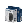 GEMBIRD MYSZ BEZPRZEWODOWA DUAL-MODE (2.4G + BT) 1600 DPI, 6 PRZYCISKÓW, KOLOR CZARNY - 3084021