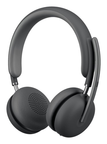 Logitech Zone Wireless 2 Zestaw słuchawkowy Przewodowy i Bezprzewodowy Opaska na głowę Biuro/centrum telefoniczne USB Type-C Bluetooth Grafitowy - 3084360