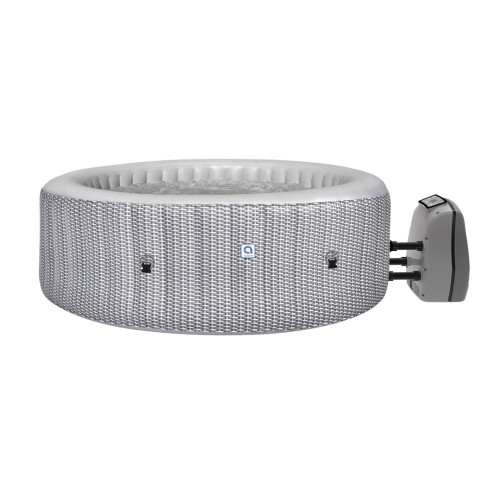 AVENLI NICE SPA OGRODOWE, BASEN POMPOWANY, HYDROMASAŻ 204X70 SILVER 6 OSOBOWE RATTANOWE - 3085363