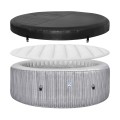 AVENLI NICE SPA OGRODOWE, BASEN POMPOWANY, HYDROMASAŻ 204X70 SILVER 6 OSOBOWE RATTANOWE - 3085364