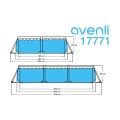 AVENLI BASEN STELAŻOWY SZARY 300X207X66 - 3085367