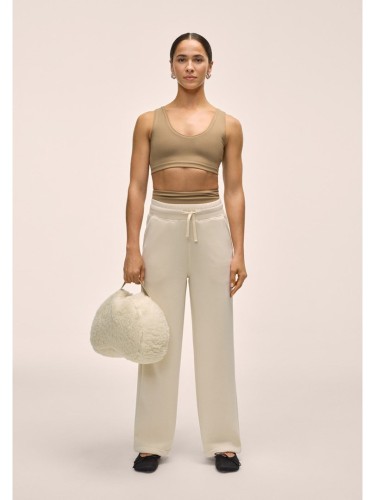 Spodnie damskie CASALL Peachy Straight Leg Jogger kolor biały - S - 3085525