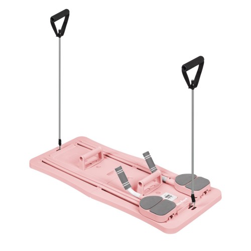 Domowy zestaw do pilates, wielofunkcyjny przyrząd do ćwiczeń fitness 9 w 1, kolor różowy - 3085689