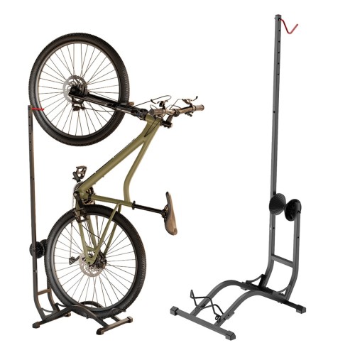 MACLEAN ROWEROWY STOJAK PODŁOGOWY WOLNOSTOJĄCY, POZIOMY / PIONOWY, DO PRZECHOWYWANIA, STAL, MAX. OBCIĄŻENIE 35KG MC-170 - 3085875
