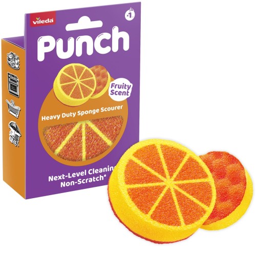 Zmywak Vileda Punch Mocny Pomarańcza 1 szt. - 3085933