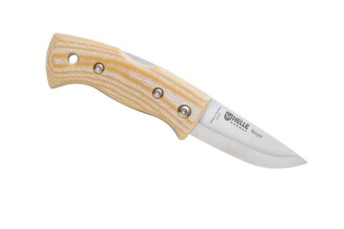 Nóż Helle Berget Beige Canvas Micarta 12C27 - 3086033