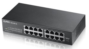 Switch Zyxel GS1100-16E-EU0101F 16p Unmanaged, Fanless, Slim