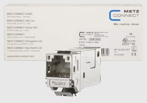 METZ CONNECT 130910KZ wtyczka RJ45 Srebrny