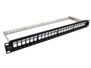 Patch panel A-LAN PK020 (1U; 19"; 24xRJ-45) (WYPRZEDAŻ)