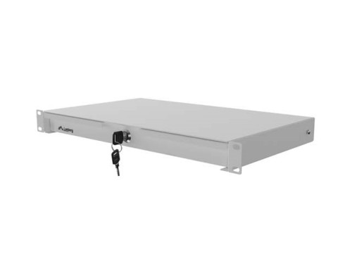 LANBERG SZUFLADA DO SZAF 19" 1U 270MM SZARA - 3087044