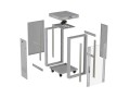 LANBERG SZAFA STOJĄCA RACK 19" 22U 600X600 SZARA - 3087182