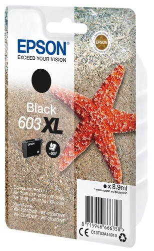 Epson Singlepack Black 603XL Ink - 3088161