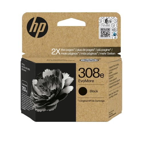 HP Oryginalny czarny tusz 308e EvoMore - 3089705