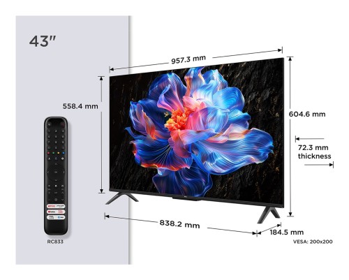 Telewizor 43" TCL 43P6K - 3089789