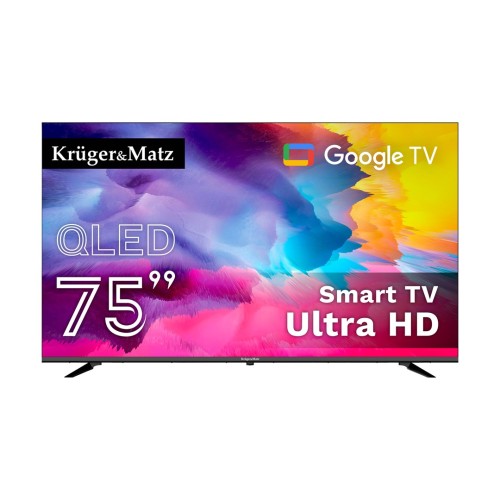 Telewizor Kruger&Matz 75" QLED UHD smart DVB-T2/S2 H.265 Hevc - 3089811