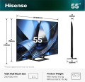 Hisense 55U7SE 139,7 cm (55") 4K Ultra HD Smart TV Wi-Fi Czarny - 3089894
