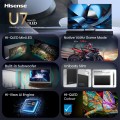 Hisense 55U7SE 139,7 cm (55") 4K Ultra HD Smart TV Wi-Fi Czarny - 3089895