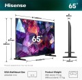 Hisense 65E7S PRO 165,1 cm (65") 4K Ultra HD Smart TV Wi-Fi Czarny - 3089935