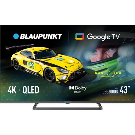Blaupunkt QLED TV | 43QBG6000S | 43 | Smart TV | Google TV | Black - 3090031