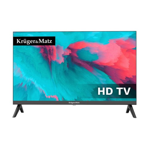 KRUGER&MATZ TELEWIZOR 24" HD 230/12V DVB-T2 H.265 HEVC KM0224-T1 - 3090314