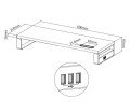 Equip 650881 uchwyt / stojak do monitorów Biurko Czarny - 3090430