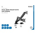 Deltaco ARM-1300 uchwyt do telewizorów 81,3 cm (32") Czarny - 3000390