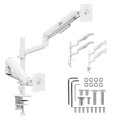 ERGO OFFICE UCHWYT NA 2 MONITORY, SPRĘŻYNA GAZOWA, 17"-32", 1-10KG, BIAŁY MAT ER-692 W - 3090526