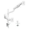 ERGO OFFICE UCHWYT NA 2 MONITORY, SPRĘŻYNA GAZOWA, 17"-32", 1-10KG, BIAŁY MAT ER-692 W - 3090521