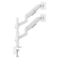 ERGO OFFICE UCHWYT NA 2 MONITORY, SPRĘŻYNA GAZOWA, 17"-32", 1-10KG, BIAŁY MAT ER-692 W - 3090520