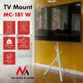 MACLEAN UCHWYT / STOJAK PODŁOGOWY DO TV, 27-55", MAX. VESA 200X200, MAX. 60KG MC-181 W - 3090563