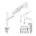 ERGO OFFICE UCHWYT / WIESZAK NA MONITOR SPRĘŻYNA GAZOWA, 17"-32", 1-10KG, BIAŁY MAT, MAX. VESA 100X100 ER-691 W - 3090611