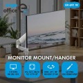 ERGO OFFICE UCHWYT / WIESZAK NA MONITOR SPRĘŻYNA GAZOWA, 17"-32", 1-10KG, BIAŁY MAT, MAX. VESA 100X100 ER-691 W - 3090606