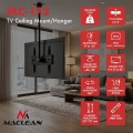 MACLEAN UCHWYT / WIESZAK SUFITOWY DLA TV, MAX. OBCIĄŻENIE 50KG, 37-86", MAX VESA 600X400 MC-173 - 3090648