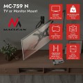 MACLEAN UCHWYT NA TELEWIZOR, MAX. 23–65", MAX. WAGA 30 KG, UNIWERSALNY, MAX. VESA 400X400 MC-759 N - 3090657