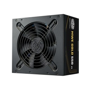 Cooler Master MWE Gold V3 ATX 3.1 Non-Modular moduł zasilaczy 550 W 24-pin ATX Czarny
