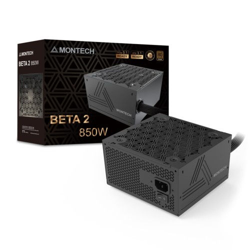 Montech BETA 2 moduł zasilaczy 850 W 20+4 pin ATX ATX Czarny - 3091289
