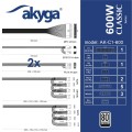 Akyga AK-C1-600 moduł zasilaczy 600 W 24-pin ATX ATX Czarny - 3091431