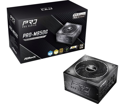 Zasilacz Asrock PRO-M850G 850W 80 PLUS Gold - 3091506