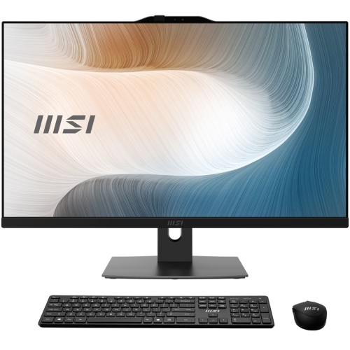 MSI AIO Modern AM272P 1M-1293XEU Core5-120U 27" IPS LED FHD Non-Touch Anti-Glare 16GB SSD512GB M.2 AX211 WiFi 6E noOS Black - 3092683