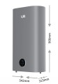 Bojler elektryczny LIN LIFVD1SMGY 80L UNIVERSAL szary WiFi - 3096693
